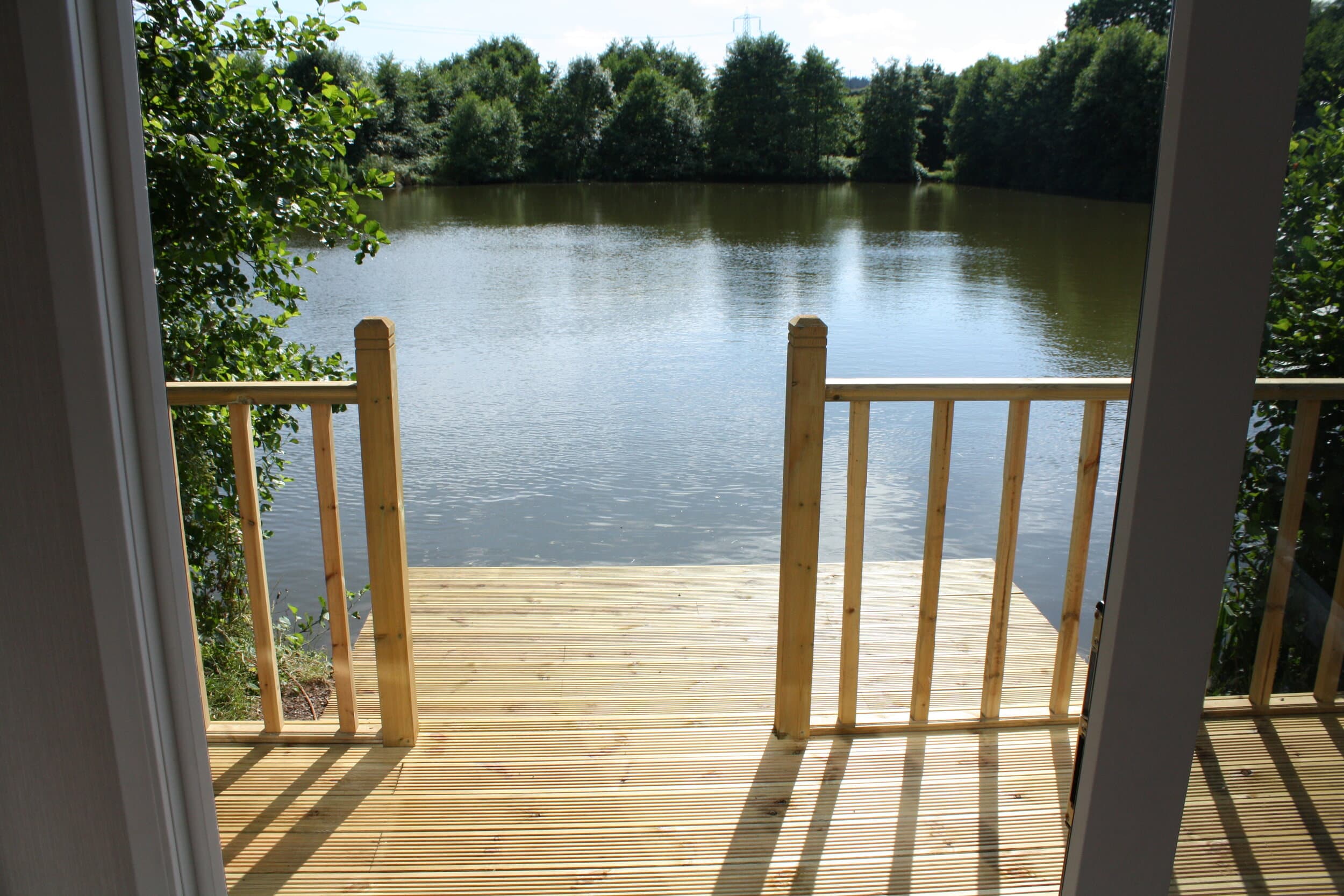 Lodge on a lake lodge photo