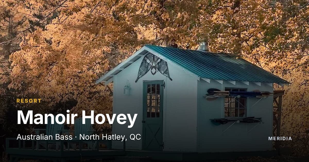 Manoir Hovey lodge photo