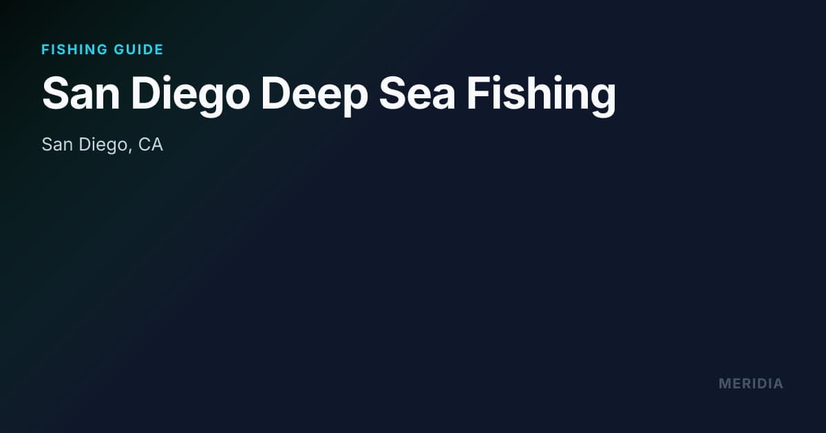 San Diego Deep Sea Fishing lodge photo