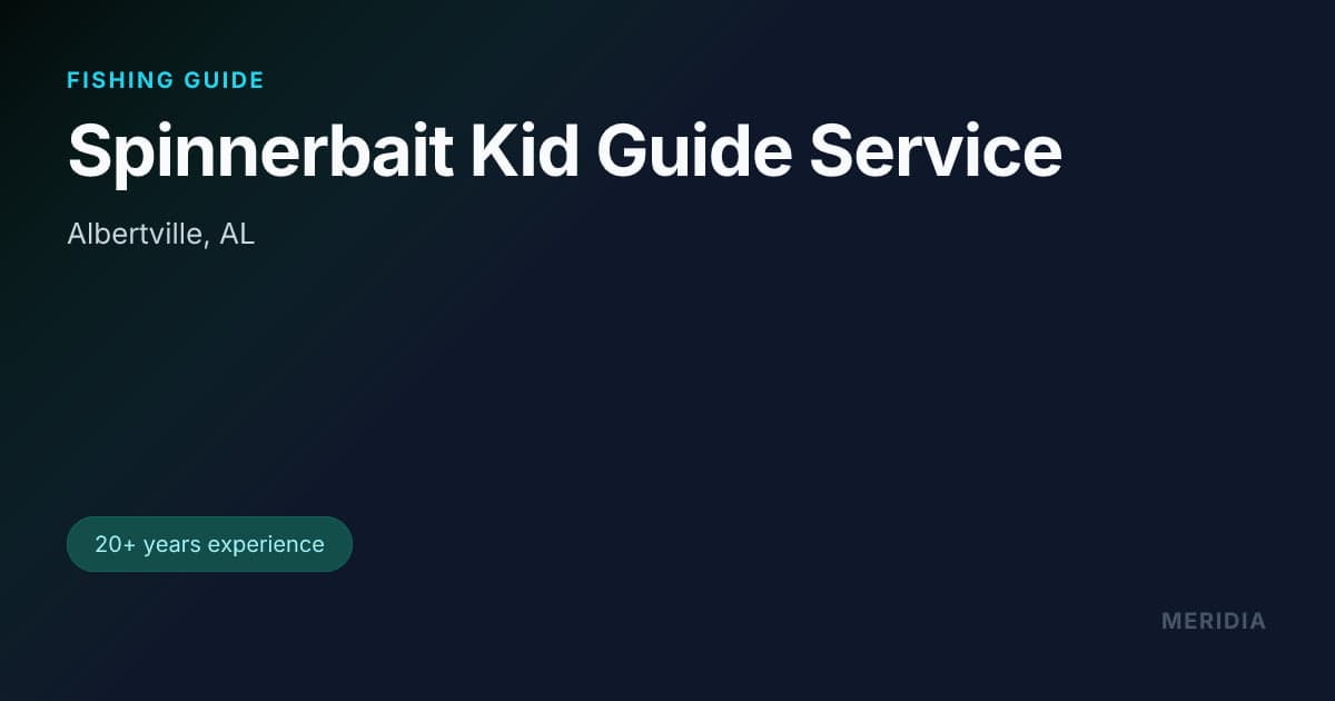 Spinnerbait Kid Guide Service lodge photo