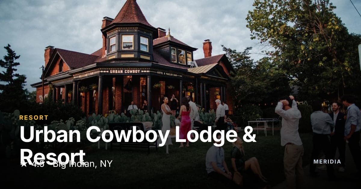 Urban Cowboy Lodge & Resort lodge photo