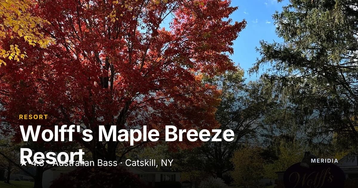 Wolff's Maple Breeze Resort lodge photo